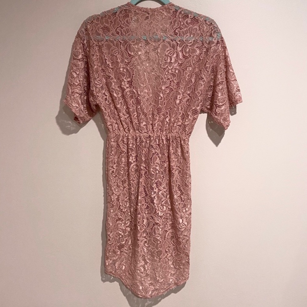 Pink Lace Robe / Cardigan - Picture 4 of 4